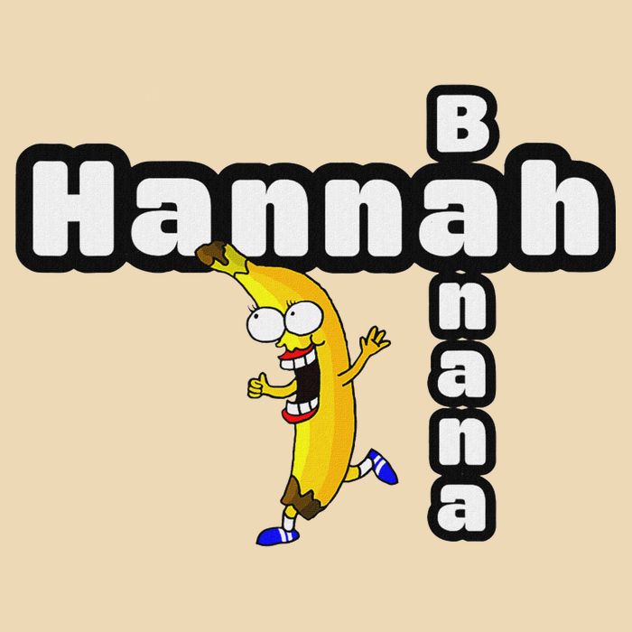 Hannah Banana Hannah Name Drawstring Bag