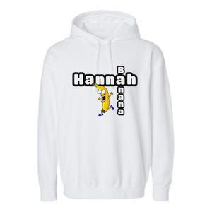 Hannah Banana Hannah Name Garment-Dyed Fleece Hoodie