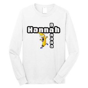 Hannah Banana Hannah Name Long Sleeve Shirt