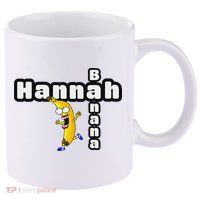 Hannah Banana Hannah Name 11oz C Handle Ceramic Mug