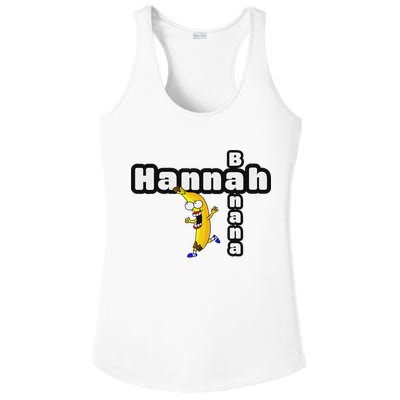 Hannah Banana Hannah Name Ladies PosiCharge Competitor Racerback Tank