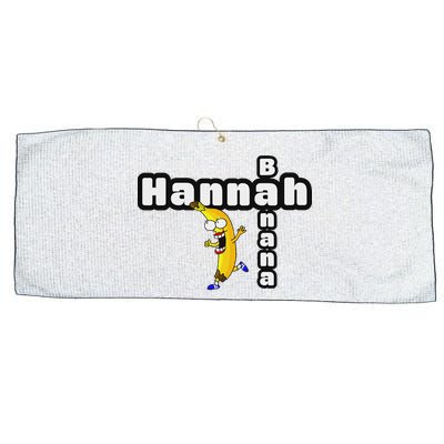 Hannah Banana Hannah Name Large Microfiber Waffle Golf Towel