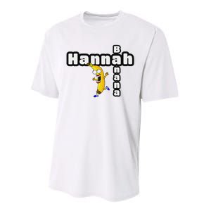 Hannah Banana Hannah Name Performance Sprint T-Shirt