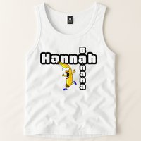 Hannah Banana Hannah Name Tank Top
