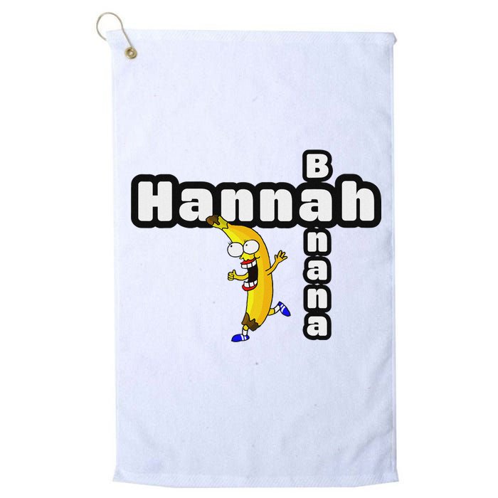 Hannah Banana Hannah Name Golf Towel