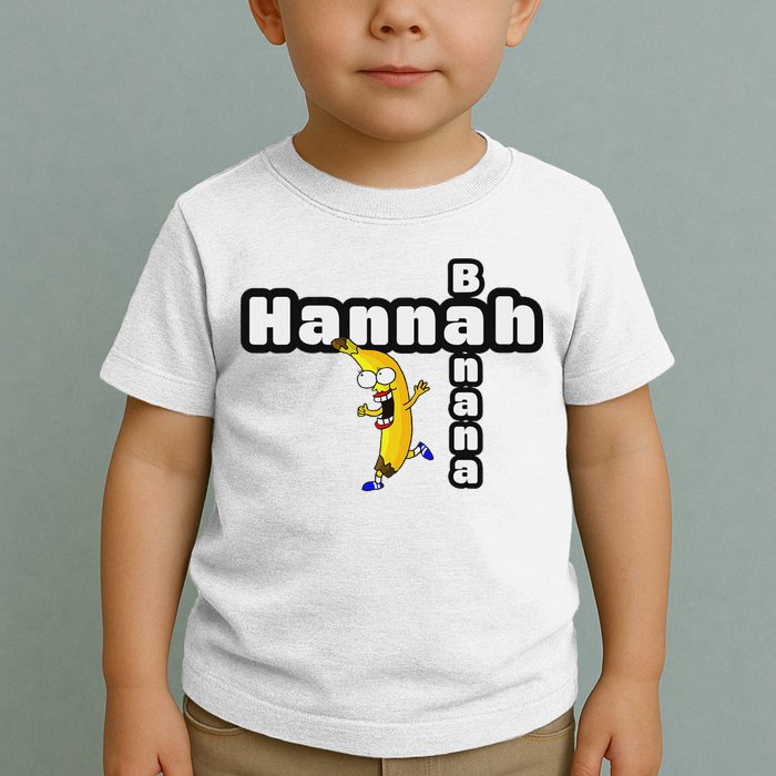 Hannah Banana Hannah Name Toddler T-Shirt