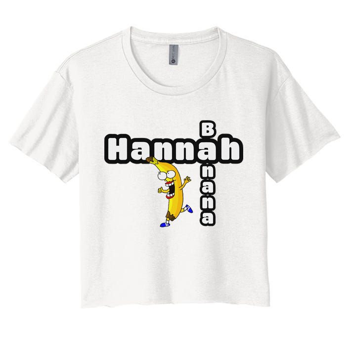 Hannah Banana Hannah Name Crop Top