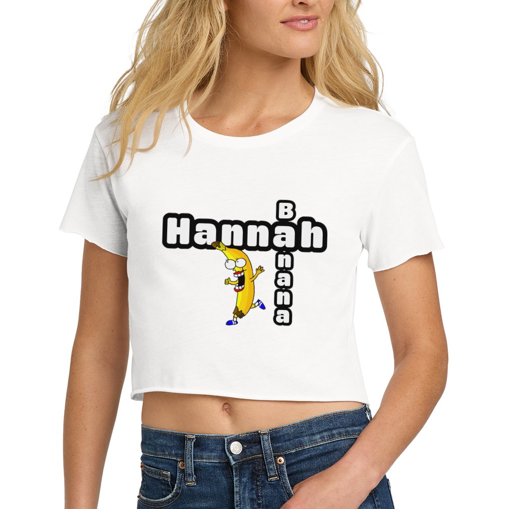 Hannah Banana Hannah Name Crop Top