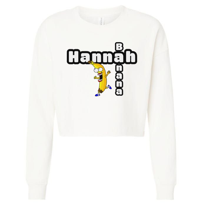 Hannah Banana Hannah Name Cropped Pullover Crew