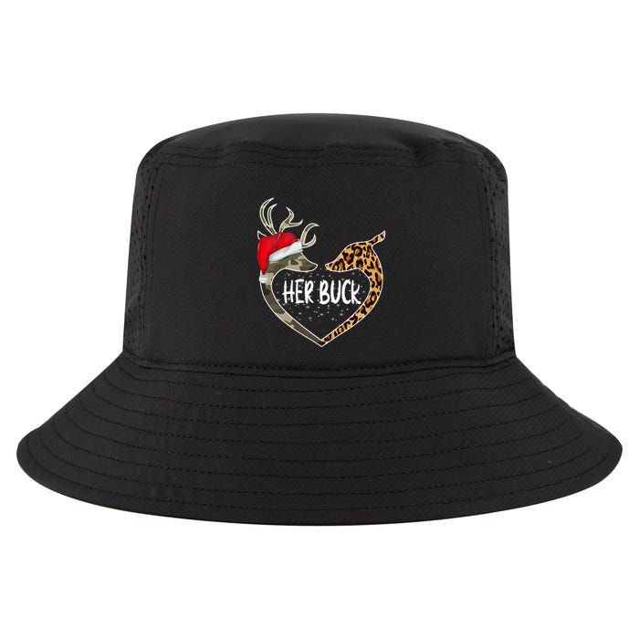 Her Buck His Doe Reindeer Christmas Funny Matching Couples Cool Comfort Performance Bucket Hat
