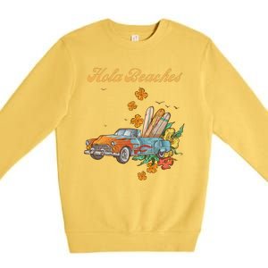 Hola Beaches Premium Crewneck Sweatshirt