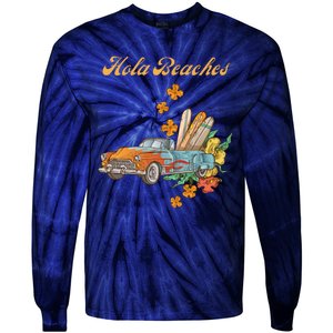 Hola Beaches Tie-Dye Long Sleeve Shirt