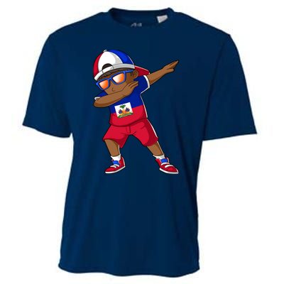 Haitian Boy Haiti Patriotism Roots Heritage Cooling Performance Crew T-Shirt