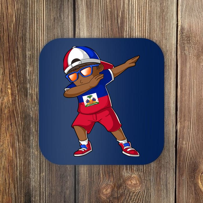 Haitian Boy Haiti Patriotism Roots Heritage Coaster