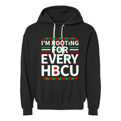 HBCU Black History Pride Historical Black College Graduate Garment-Dyed Fleece Hoodie