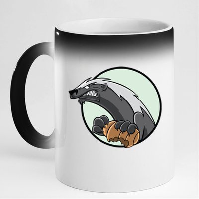 Honey Badger 11oz Black Color Changing Mug