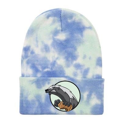 Honey Badger Tie Dye 12in Knit Beanie