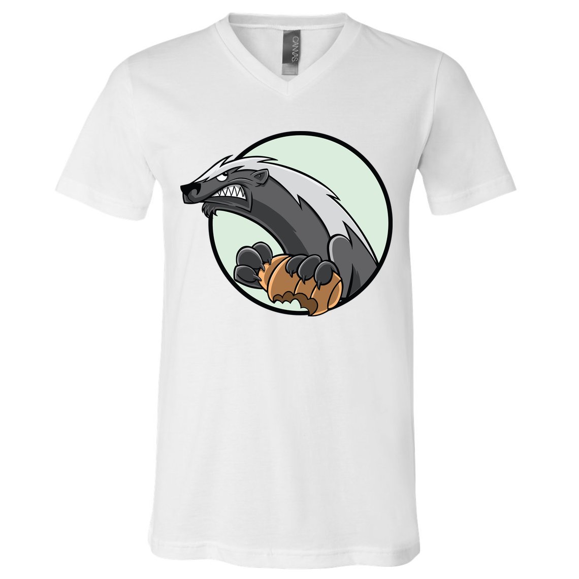 Honey Badger V-Neck T-Shirt