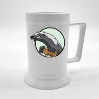 Honey Badger Beer Stein