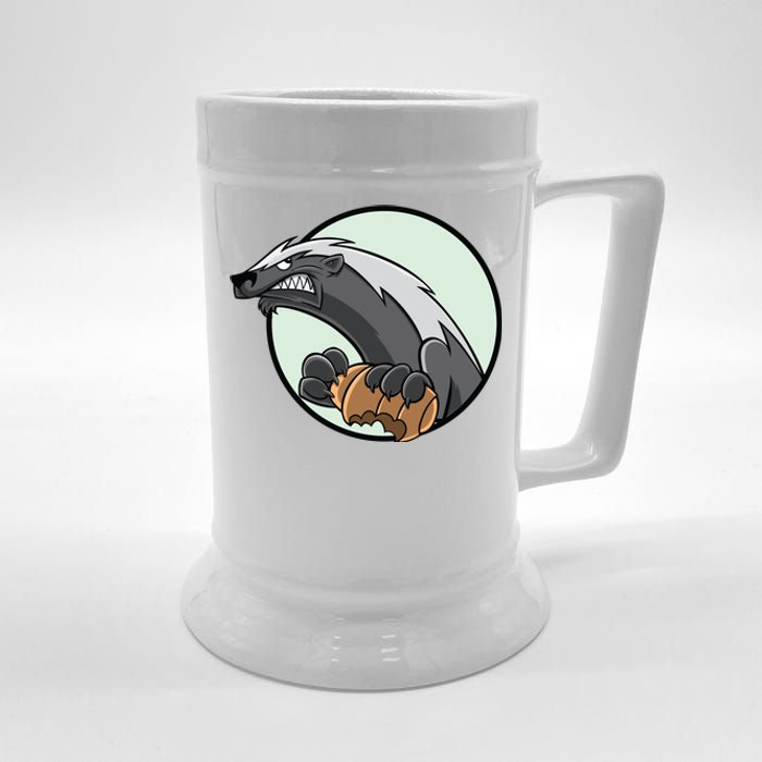 Honey Badger Beer Stein