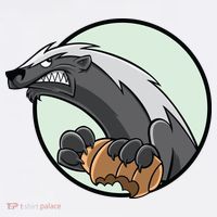 Honey Badger Button