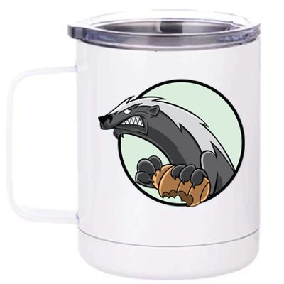 Honey Badger 12 oz Stainless Steel Tumbler Cup