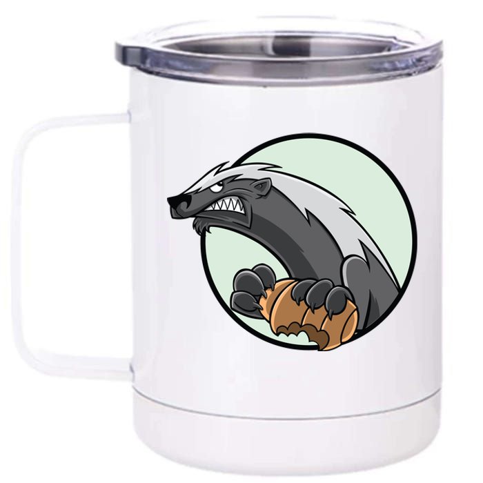 Honey Badger 12 oz Stainless Steel Tumbler Cup