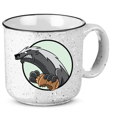Honey Badger 15oz Campfire Ceramic Mug