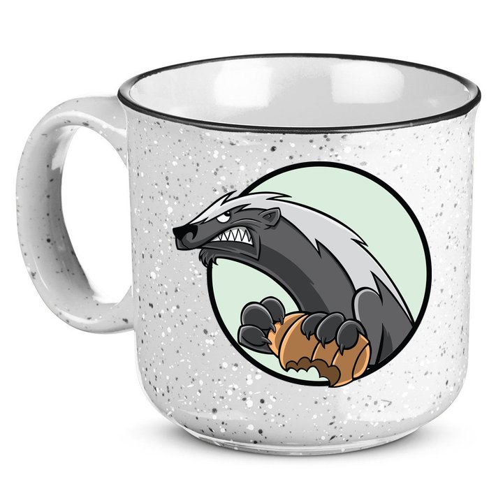 Honey Badger 15oz Campfire Ceramic Mug