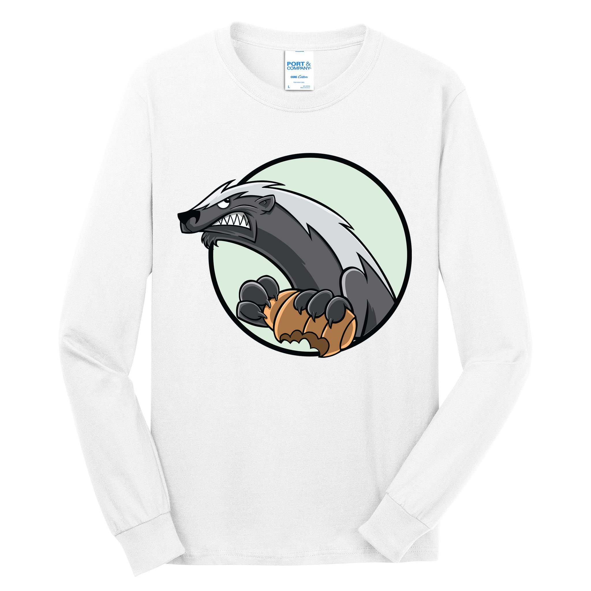 Honey Badger Tall Long Sleeve T-Shirt
