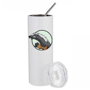 Honey Badger Stainless Steel Tumbler