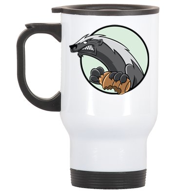 Honey Badger Stainless Steel Travel Mug