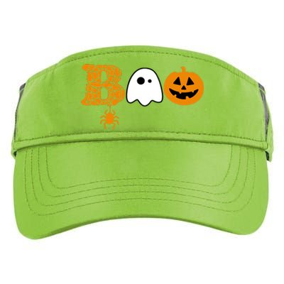 Halloween Boo Halloween Ghost Pumpkin Adult Drive Performance Visor