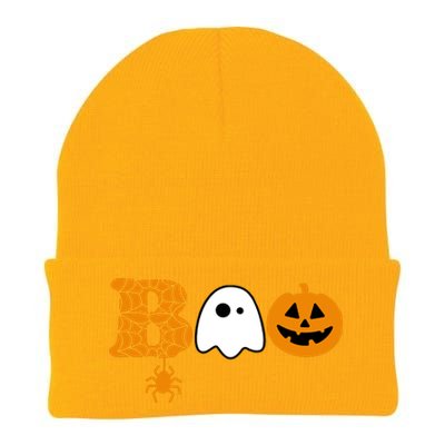 Halloween Boo Halloween Ghost Pumpkin Knit Cap Winter Beanie