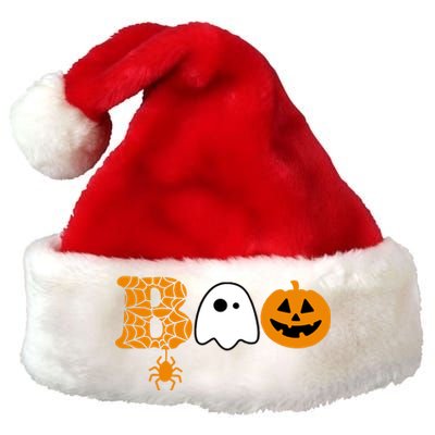 Halloween Boo Halloween Ghost Pumpkin Premium Christmas Santa Hat