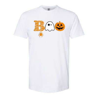 Halloween Boo Halloween Ghost Pumpkin Softstyle CVC T-Shirt