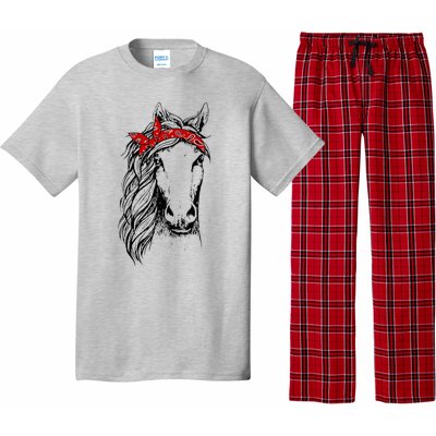 Horse Bandana Horseback Riding Horse Lover Pajama Set