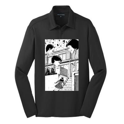 Hanging Balloons Silk Touch Performance Long Sleeve Polo