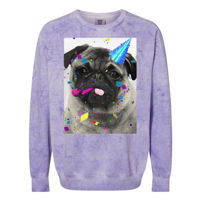 Happy Birthday Colorblast Crewneck Sweatshirt