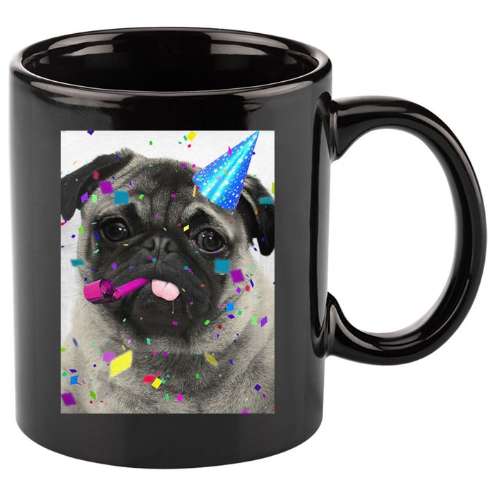 Happy Birthday 11oz C Handle Ceramic Mug