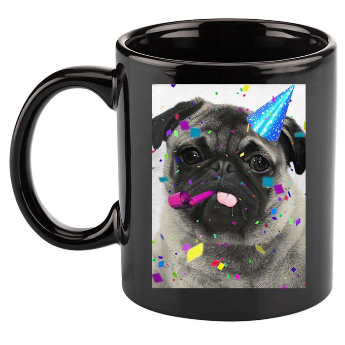 Happy Birthday 11oz C Handle Ceramic Mug