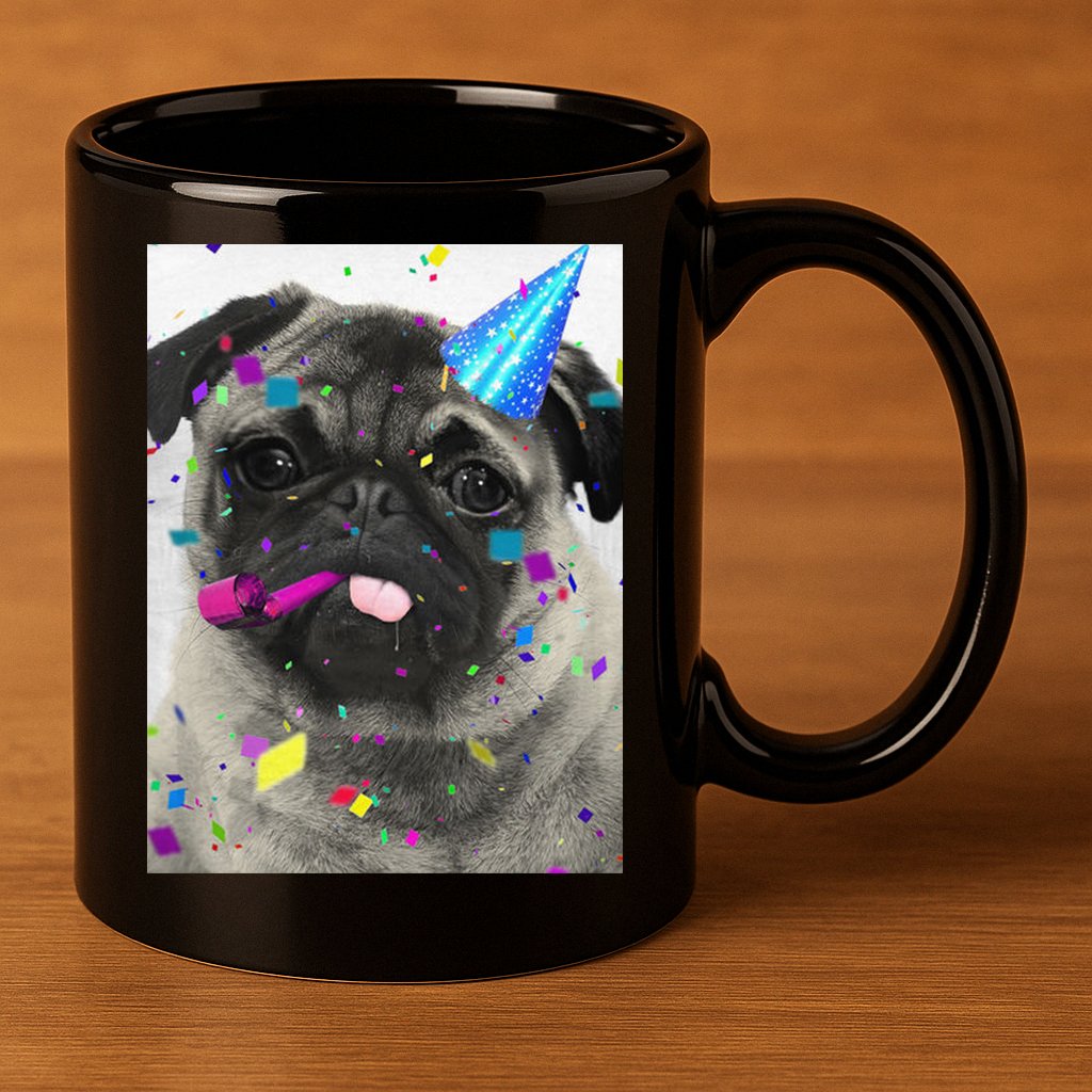 Happy Birthday 11oz C Handle Ceramic Mug