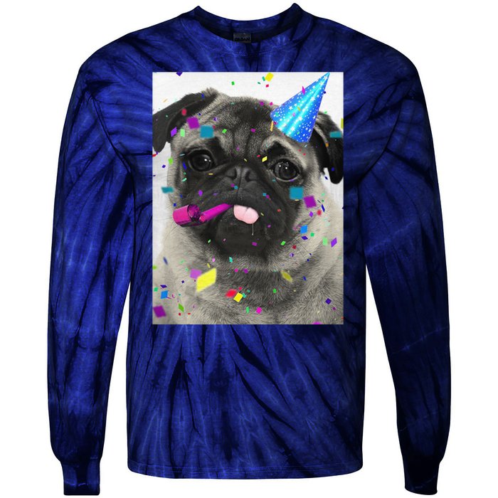 Happy Birthday Tie-Dye Long Sleeve Shirt