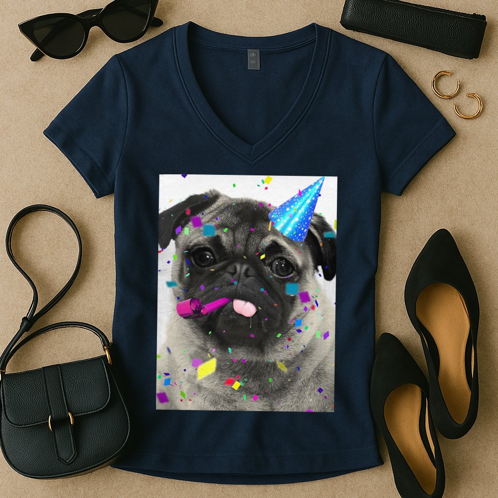 Happy Birthday Women's V-Neck T-Shirt