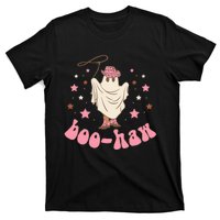 Halloween Boo Haw Ghost Western Cowboy Cowgirl Funny Spooky T-Shirt