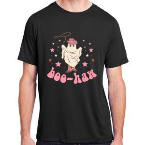 Halloween Boo Haw Ghost Western Cowboy Cowgirl Funny Spooky Adult ChromaSoft Performance T-Shirt