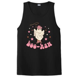 Halloween Boo Haw Ghost Western Cowboy Cowgirl Funny Spooky PosiCharge Competitor Tank