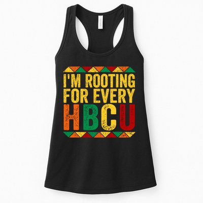 HBCU Black History Month I_m Rooting For Every HBCU Womens Tank Top