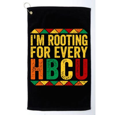 HBCU Black History Month I_m Rooting For Every HBCU Golf Towel