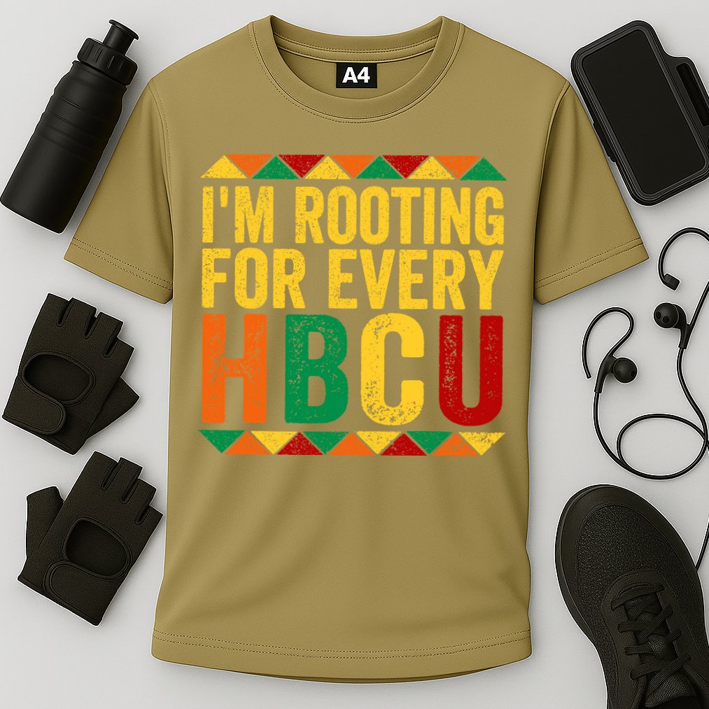 HBCU Black History Month I_m Rooting For Every HBCU Performance Shirt